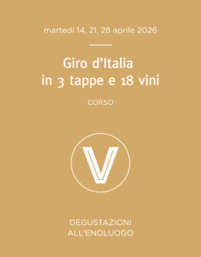 CORSO • Giro d'Italia in 3 tappe e 18 vini